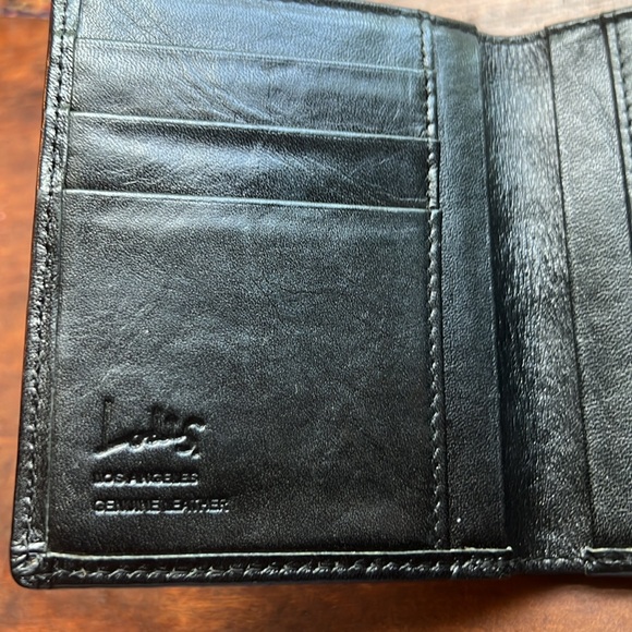 Lodis Black Leather Classy Wallet - Picture 2 of 6